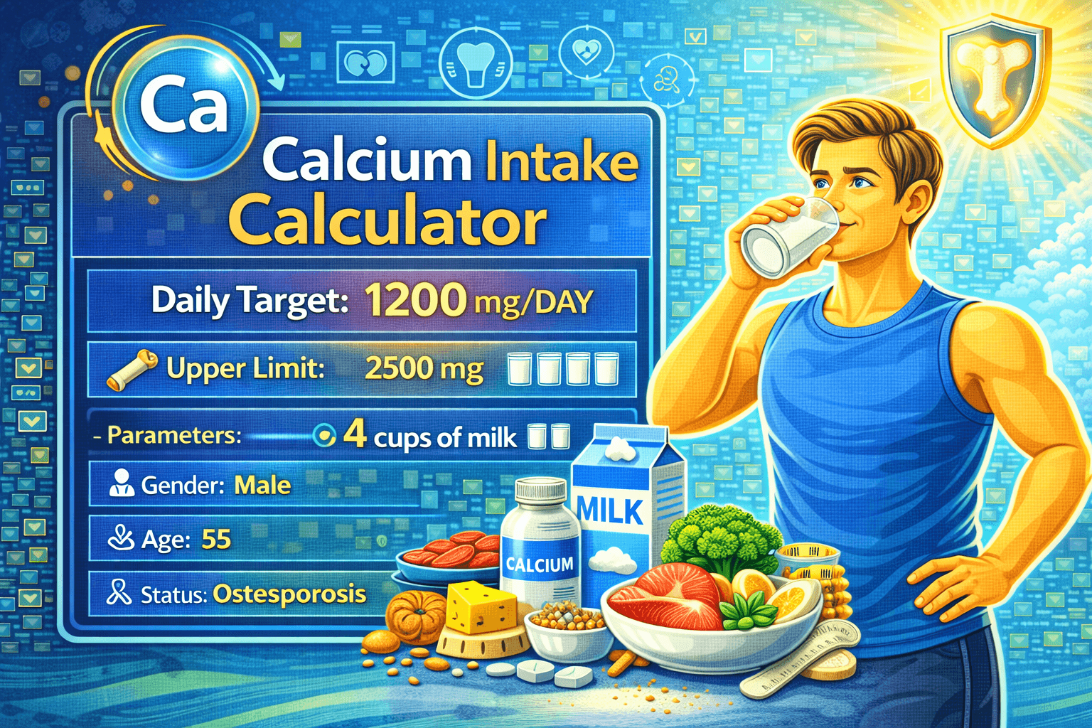 Calcium Intake Calculator