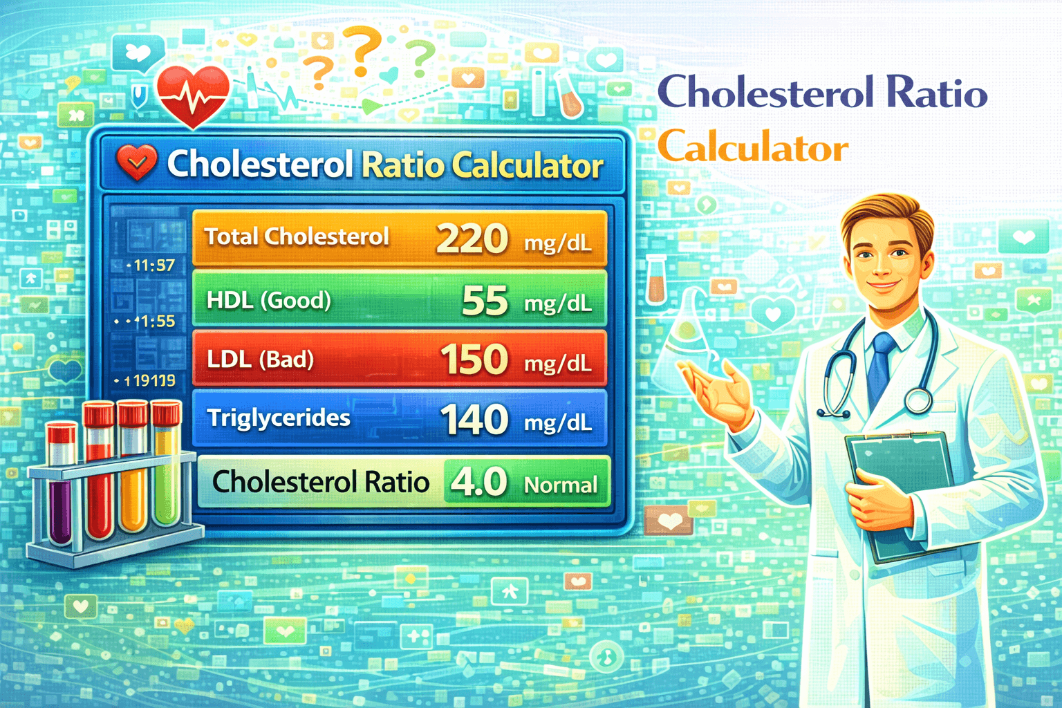 Cholesterol Ratio Calculator