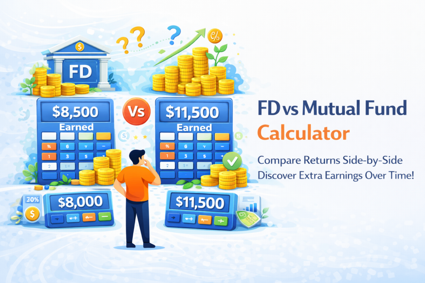 FD vs Mutual Fund Calculator
