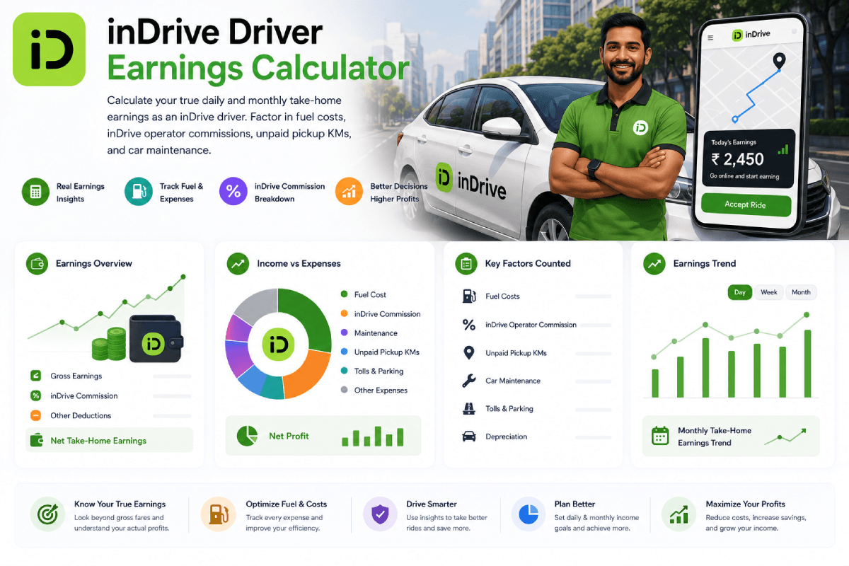 INDRIVE Earnings Calculator