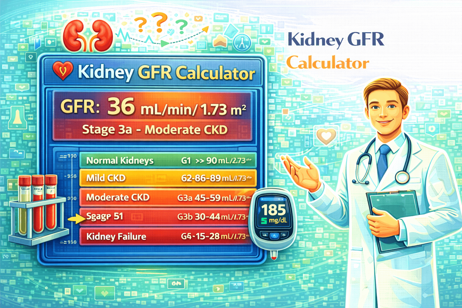 Kidney GFR Calculator