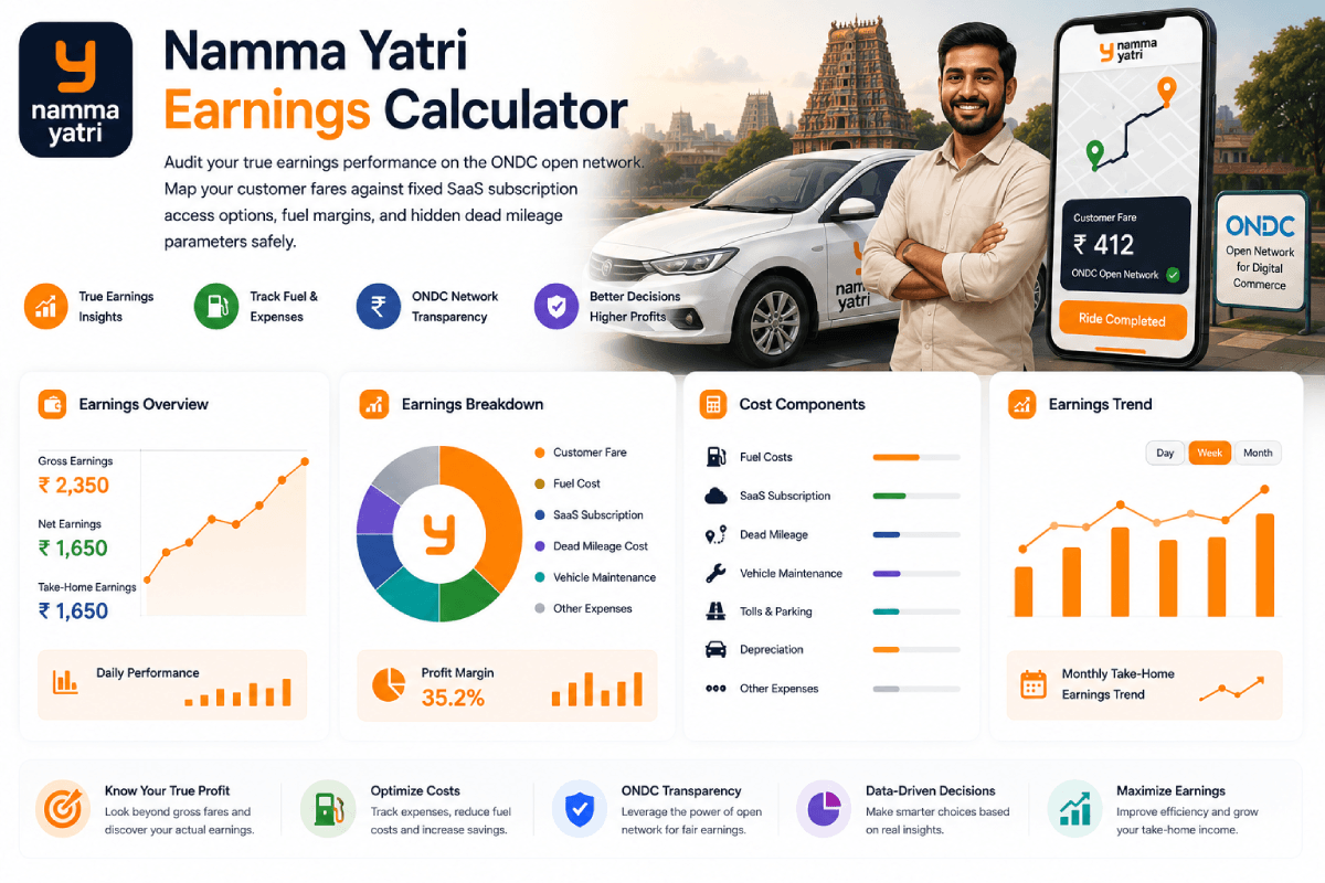 Namma Yatri Earnings Calculator