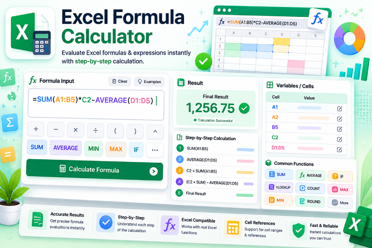 Excel Formula Calculator