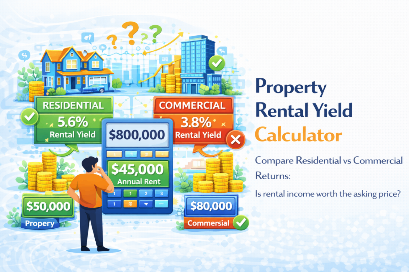 Property Rental Yield Calculator