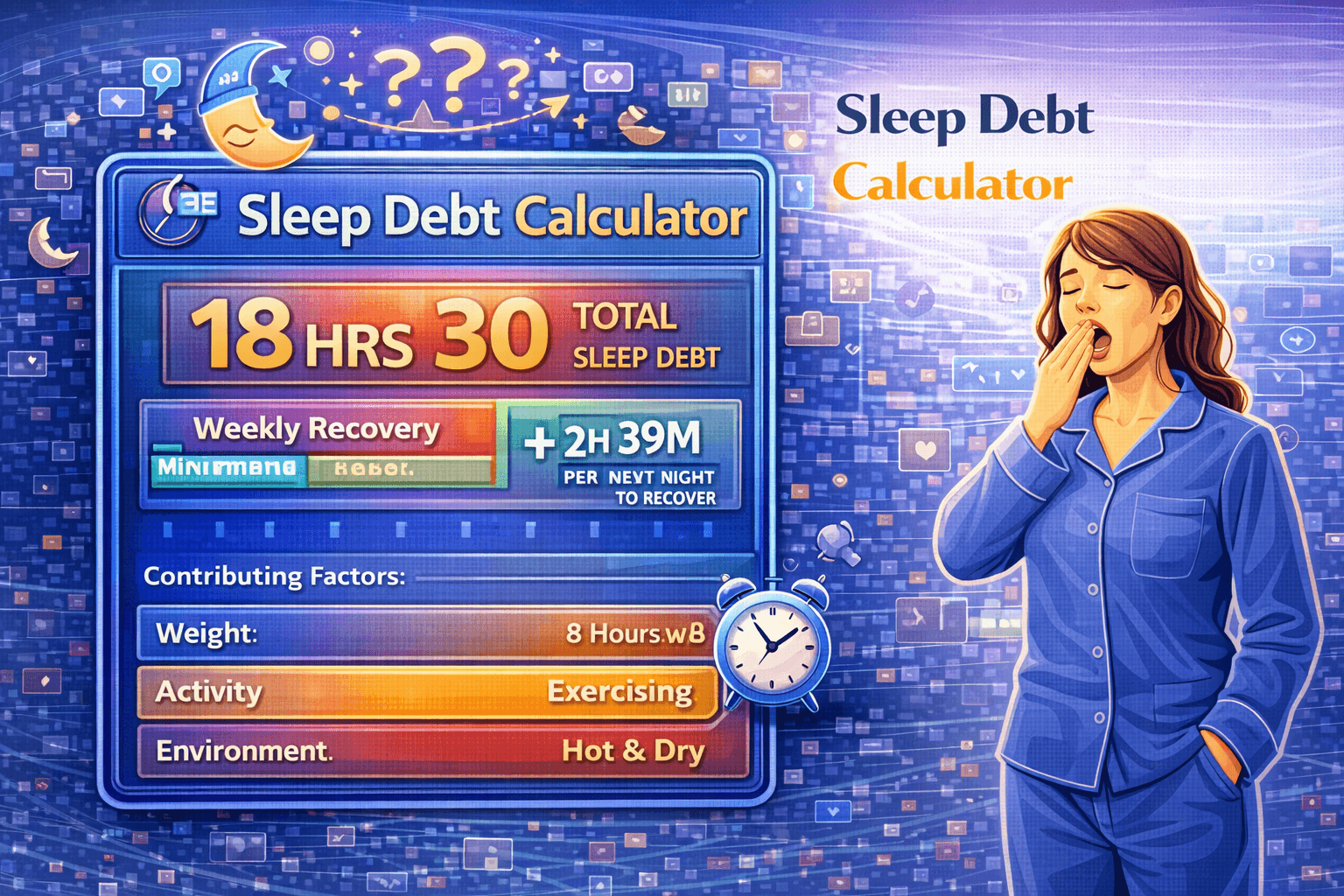 Sleep Debt Calculator