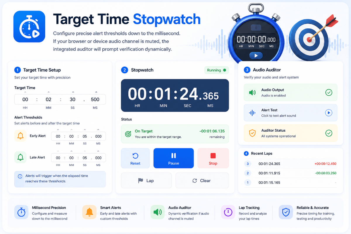 Target Time Stopwatch